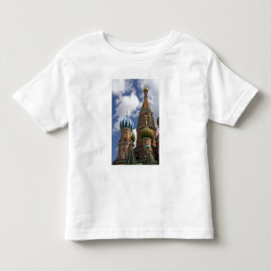 Camiseta Infantil Rússia, Moscou, Praça Vermelha. São Basílio 4