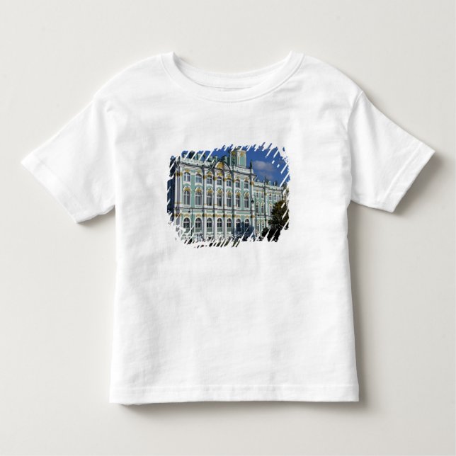 Camiseta Infantil Rússia, Ruas. Petersburgo, Palácio de Inverno, O 2 (Frente)
