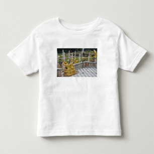 Camiseta Infantil Rússia, Ruas. Petersburgo, Peterhoff (também con