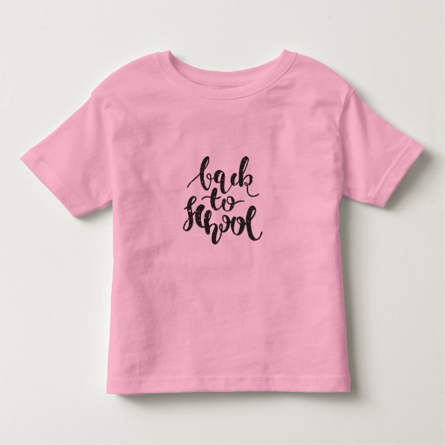 Camiseta Infantil Rustic de volta à escola (Frente)