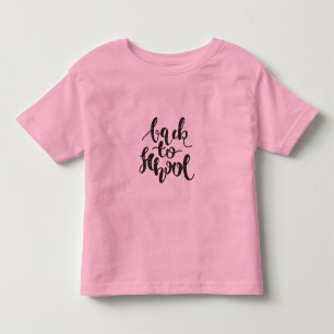 Camiseta Infantil Rústico de volta à escola