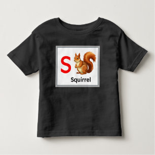 Camiseta Infantil S é para Esquilo