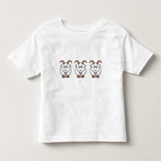 Camiseta Infantil Saanen Goat (Frente)