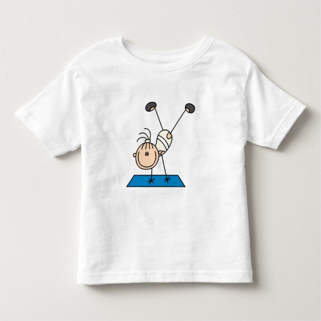Camiseta Infantil Sacudir e presentes para a Stick Girl (Frente)