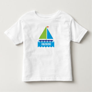 Camiseta Infantil Sailboat Baby Shirt Personalizar