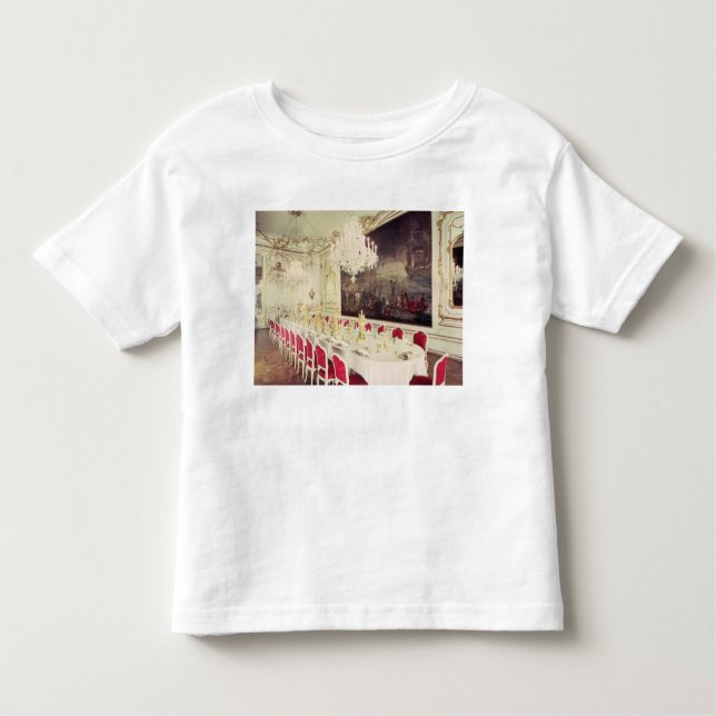 Camiseta Infantil Sala Banqueting, design planejado por Nikolaus (Frente)