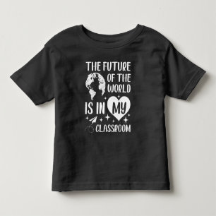 Camiseta Infantil Sala de aulas de professores pré-escolares