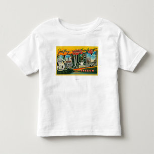 Camiseta Infantil Salem, letra ScenesSalem de OregonLarge, OU