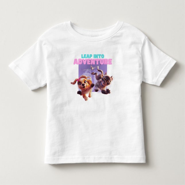 Camiseta Infantil Saltar para a aventura (Frente)