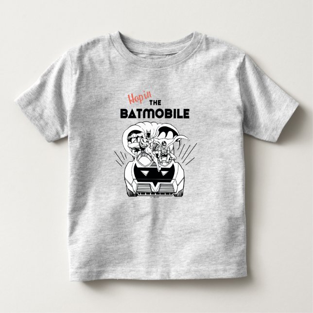Camiseta Infantil Salto no Batmobile (Frente)