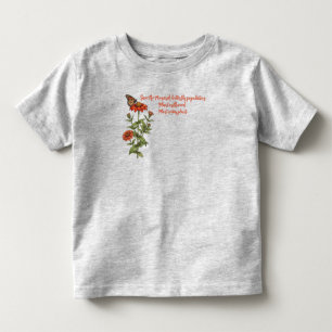 Camiseta Infantil Salvar a População da Borboleta Monarca