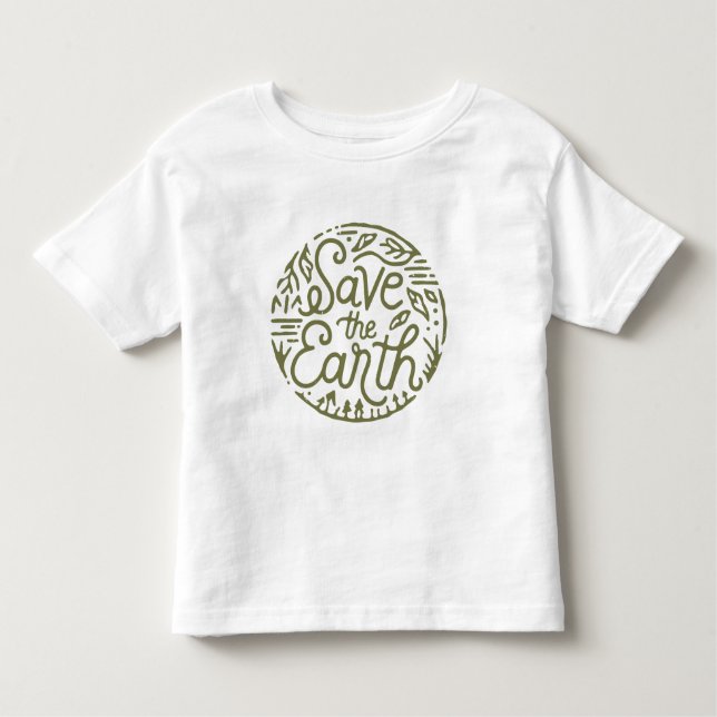 Camiseta Infantil Salve a Terra (Frente)