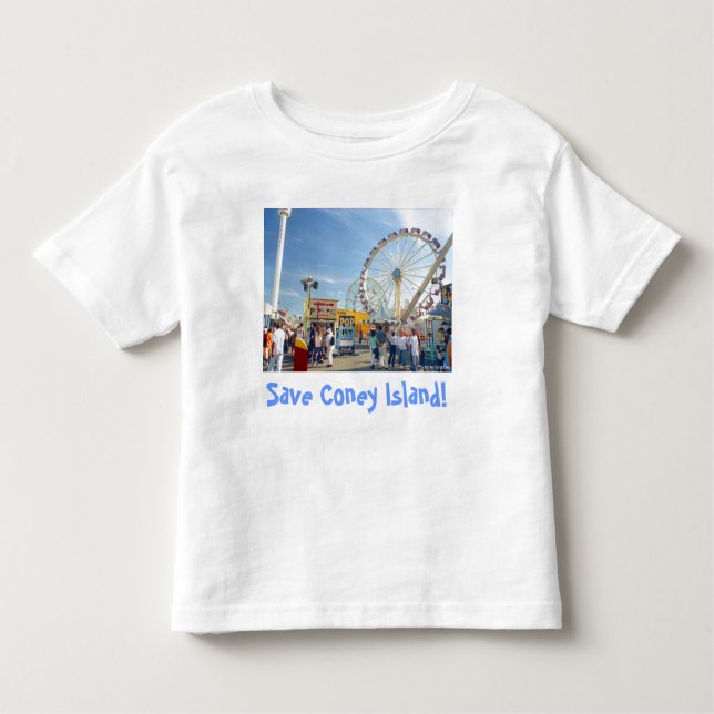 Camiseta Infantil Salve Coney Island! T-shirt do Toddler (Frente)