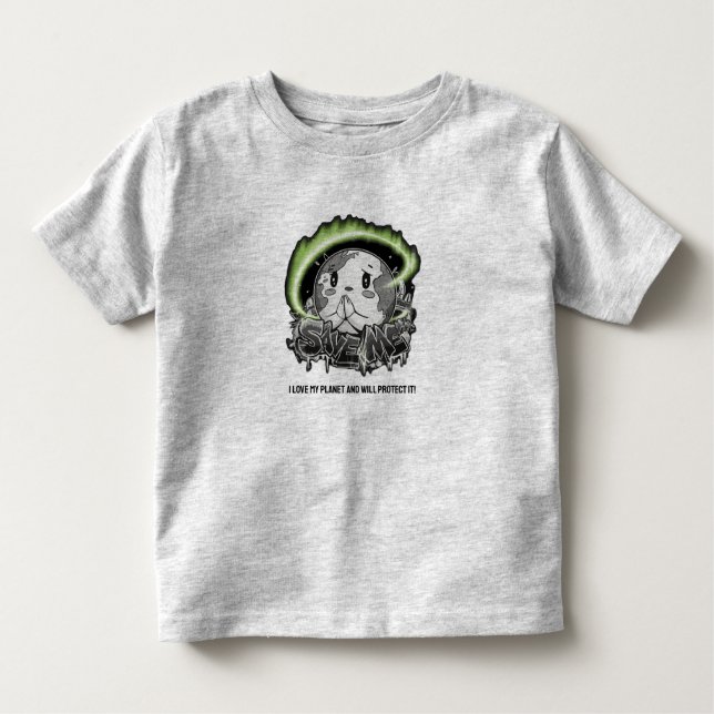 Camiseta Infantil Salve-me - Vista Sua Mensagem, Inspire Mudança! (Frente)