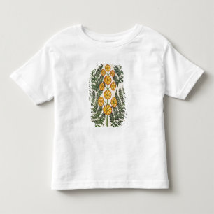 Camiseta Infantil Samambaia com flores amarelas