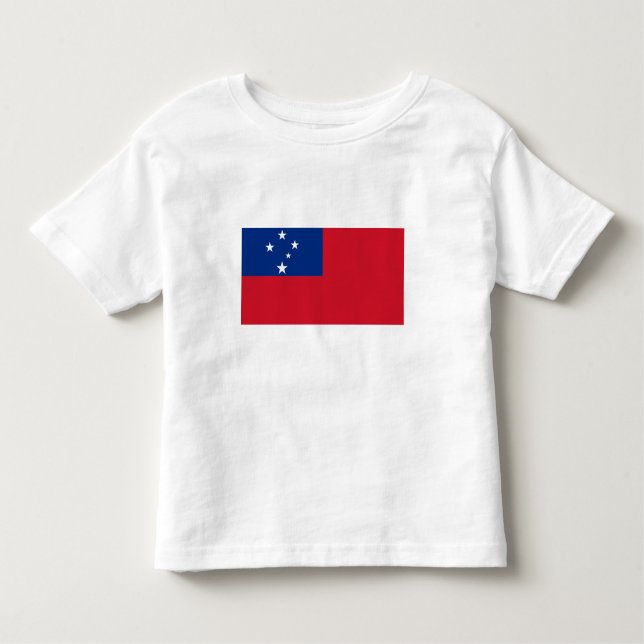 Camiseta Infantil Samoa Flag (Frente)
