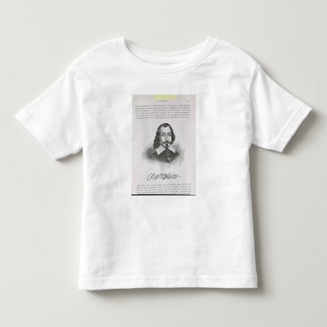 Camiseta Infantil Samuel de Champlain (Frente)