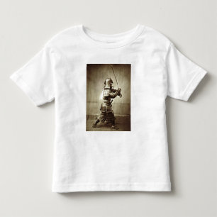 Camiseta Infantil Samurai com espada aumentada, c.1860 (impressão d