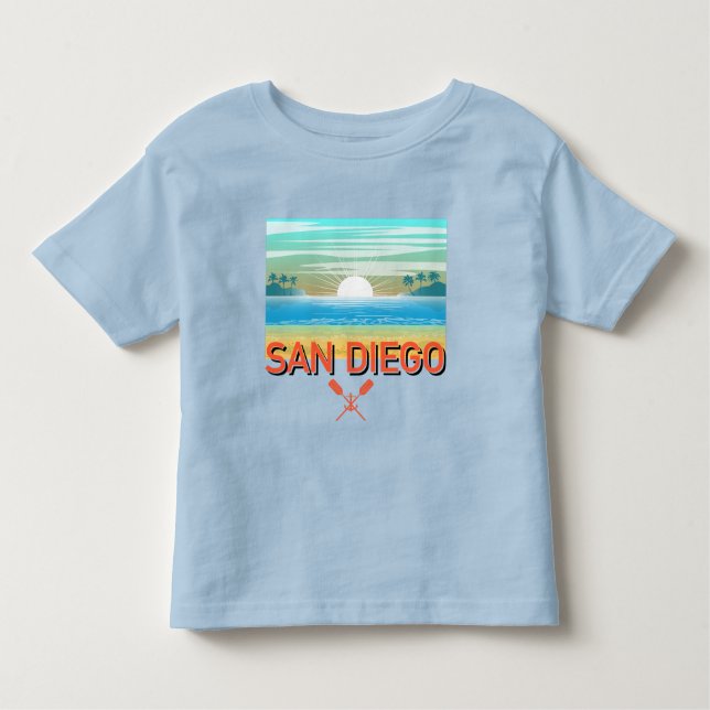 Camiseta Infantil San Diego Design - Toddler Fine Jersey T-Shirt (Frente)