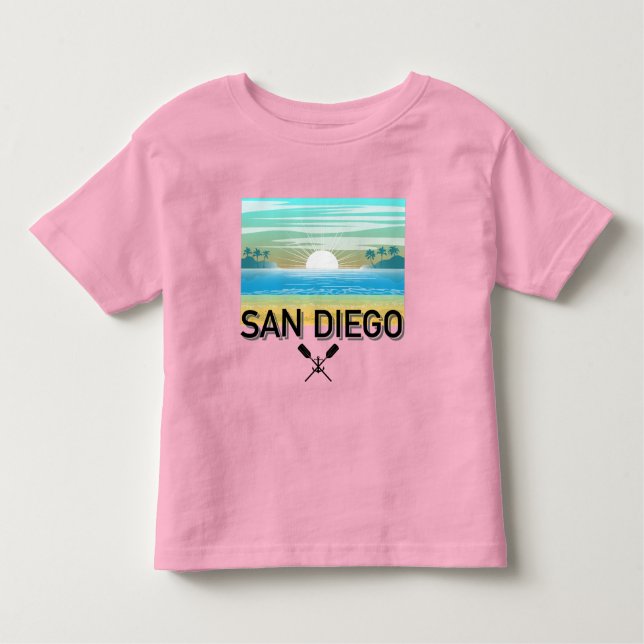 Camiseta Infantil San Diego Design - Toddler Fine Jersey T-Shirt (Frente)