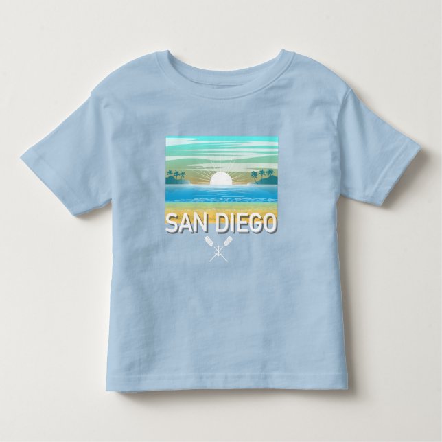 Camiseta Infantil San Diego Design - Toddler Fine Jersey T-Shirt (Frente)