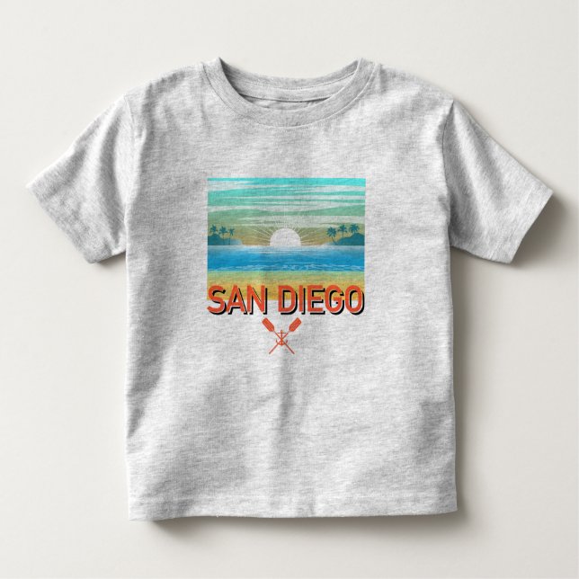 Camiseta Infantil San Diego Design - Toddler Fine Jersey T-Shirt (Frente)