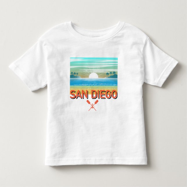 Camiseta Infantil San Diego Design - Toddler Fine Jersey T-Shirt (Frente)