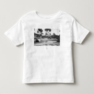 Camiseta Infantil San Diego, fotografia velha da opinião da plaza d