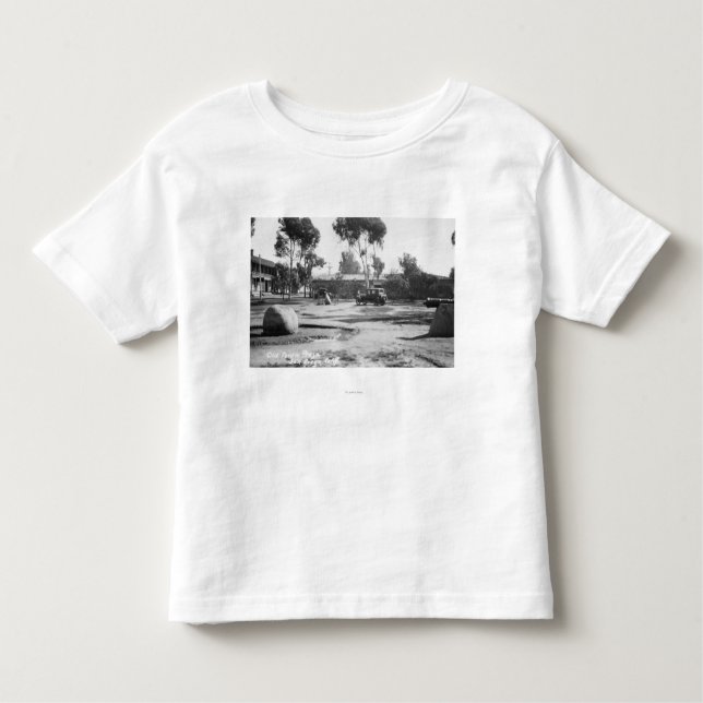 Camiseta Infantil San Diego, fotografia velha da opinião da plaza da (Frente)