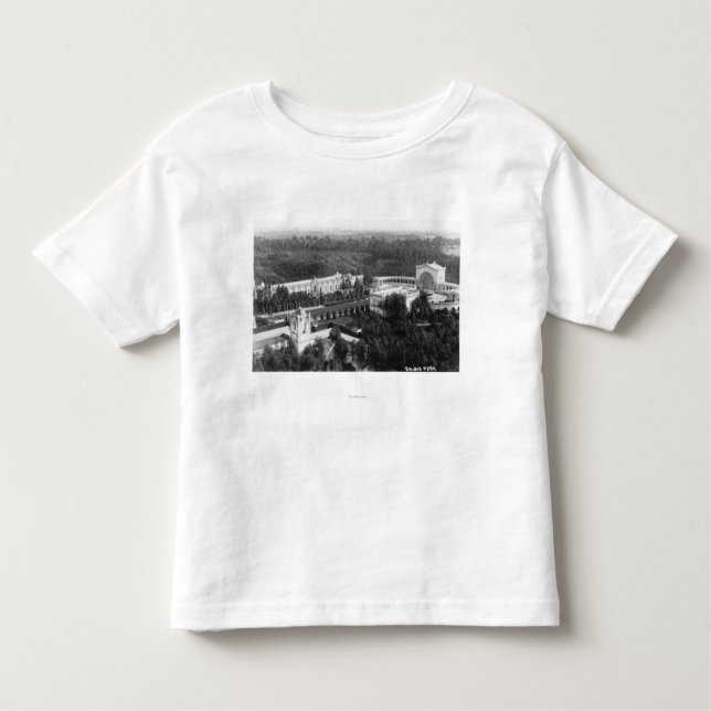 Camiseta Infantil San Diego, opinião de CA da fotografia do parque (Frente)