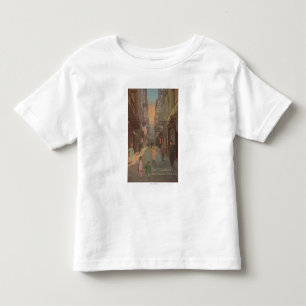Camiseta Infantil San Francisco, CAView da rua velha de Chinatown