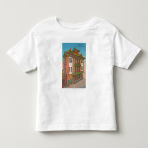 Camiseta Infantil San Francisco, templo da comida de CAKong em