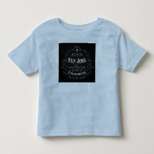 Camiseta Infantil San Jose, Califórnia - capital de Silicon Valley
