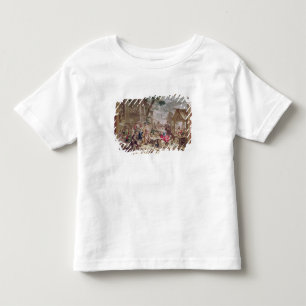 Camiseta Infantil Sancho Panza e vendedor da porca