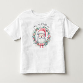 Camiseta Infantil Santa Claus Merry Christmas Toddler Shirt