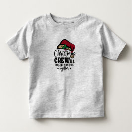 Camiseta Infantil Santa Hat Christmas Crew Matching Family