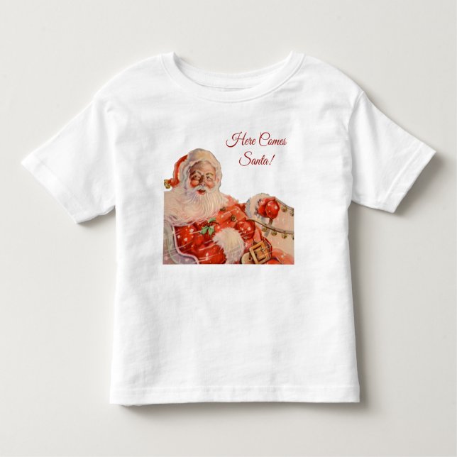 Camiseta Infantil Santas Sleigh Ride (Frente)
