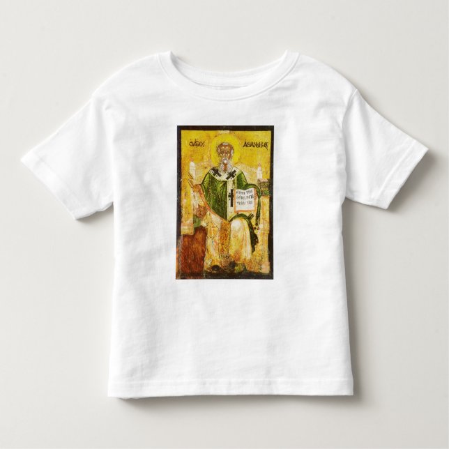 Camiseta Infantil Santo Athanasius de Alexandria (Frente)