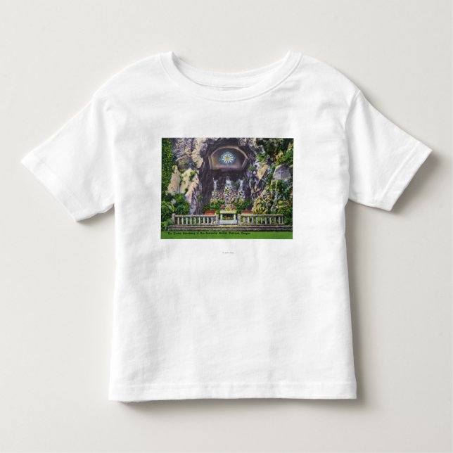 Camiseta Infantil Santuário de nossa opinião dolorosa da gruta da (Frente)