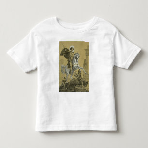 Camiseta Infantil São Jorge e o Dragão Grande Mártir