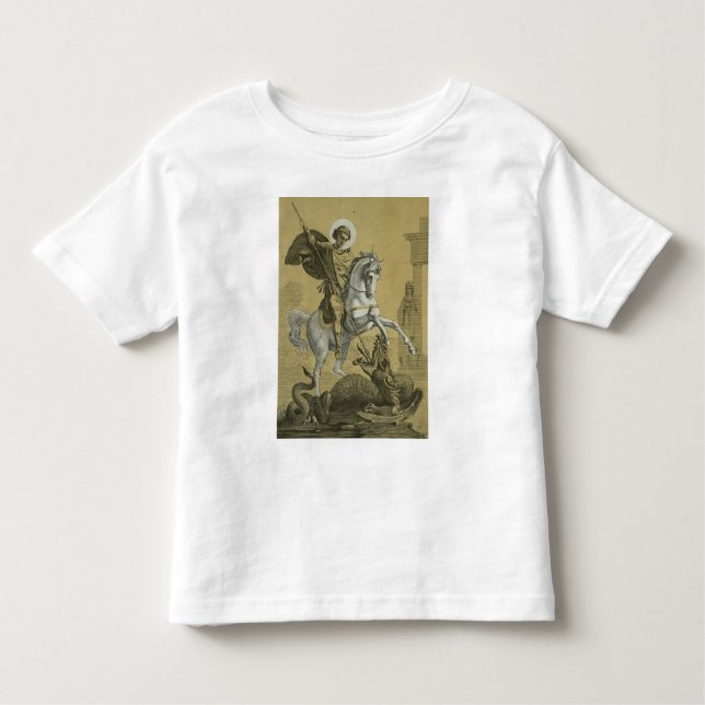 Camiseta Infantil São Jorge e o Dragão Grande Mártir (Frente)