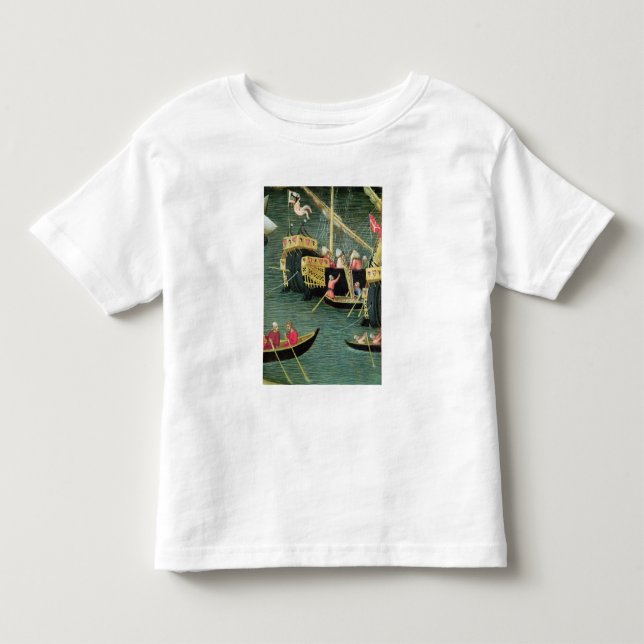 Camiseta Infantil São Nicolau salvar Mira da fome (Frente)