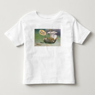 Camiseta Infantil São Nicolau salvar um navio do naufrágio