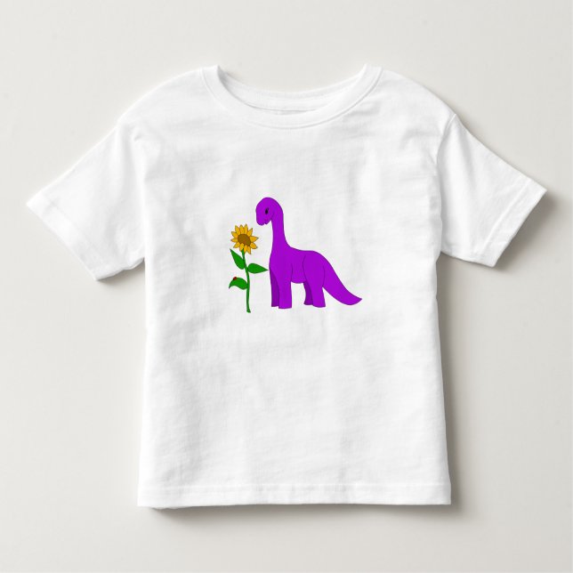 Camiseta Infantil Sapato e Girassol (Frente)
