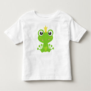 Camiseta Infantil Sapo Bonito, Sapo Verde, Príncipe Sapo, Coroa