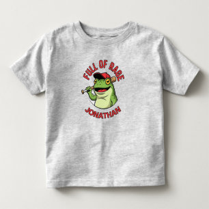 Camiseta Infantil Sapo Bravo Fofo
