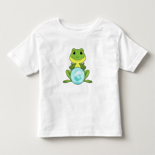 Camiseta Infantil Sapo com a bola Crystal (Frente)