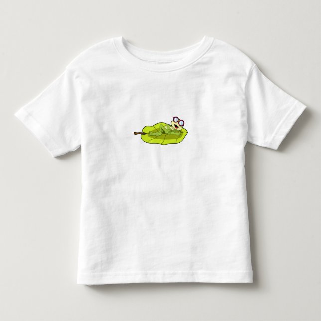 Camiseta Infantil Sapo com óculos de sol (Frente)