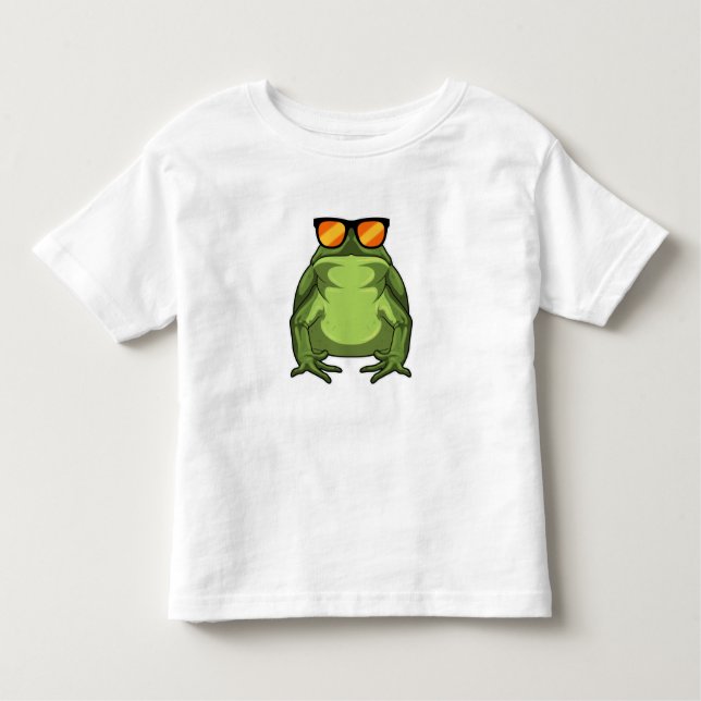 Camiseta Infantil Sapo com óculos de sol (Frente)