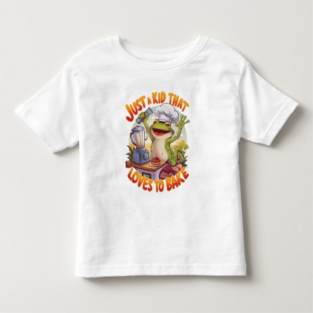 Camiseta Infantil Sapo Culinário: Magia Blender Frogtótica (Frente)
